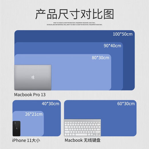 原神鼠标垫超大号雷电将军键盘垫游戏雷神八重神子周边桌垫可定制 璃月雷神-影【O-683】 26厘米*21厘米*3mm厚度