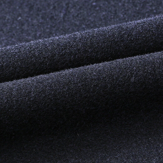 Hongdu Winter Thick Wool Men's Jacket Plus Velvet Thickened Dad's Wear Middle-aged and Elderly Revamped Business Men's Jacket Navy Blue (Black) JK6803 Regular Style 2XL (185/100A)