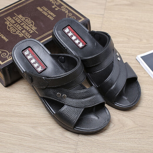 Yunyouli Vietnamesische Gummi-Sandalen Großgröße großer Sommer Dual-Purple-Plastik im Freien im Freien ohne Rutsch-Strand Freizeitschuhe Trendy Sandalen 688+6 braun 40 kleine Größe