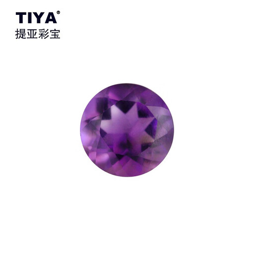 TIYA colored treasure amethyst, loose amethyst stone, amethyst stone 6x6x4mm average 1.1ct/P