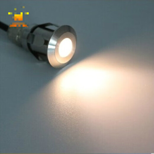 祎琳（yilin）led嵌入式1瓦埋地灯户外防水星星灯不锈钢户外防水地射灯低压12v 22mm1瓦白光/暖光（2选1）