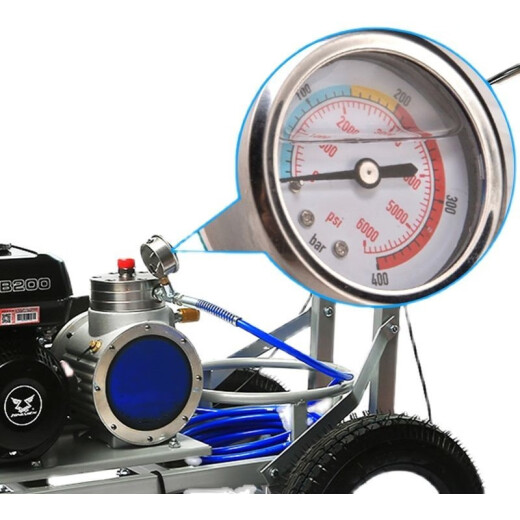 
Yukai cold spray marking car marking machine road line drawing machine road highway parking lot line drawing machine hand push marking machine 695 shock absorption model (Zongshen engine)