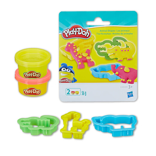 
[70% new] Hasbro Colorful Mud Plasticine DIY Children's Toys Tools Fun Small Set Animal Shape + Fruit Shape + Night Sky Shape + Dessert Shape E0801