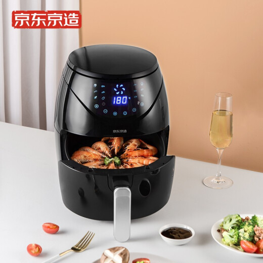 Multifunctional air fryer made in Jingdong, household 4L smart LCD screen electric fryer, oil-free air fryer, large capacity