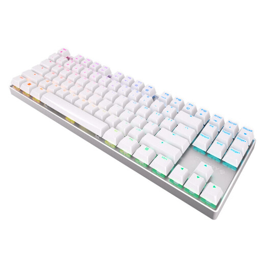CHERRY 樱桃MX8.2TKL 无线机械键盘蓝牙三模合金办公游戏电竞87键 三模 白色 黑轴