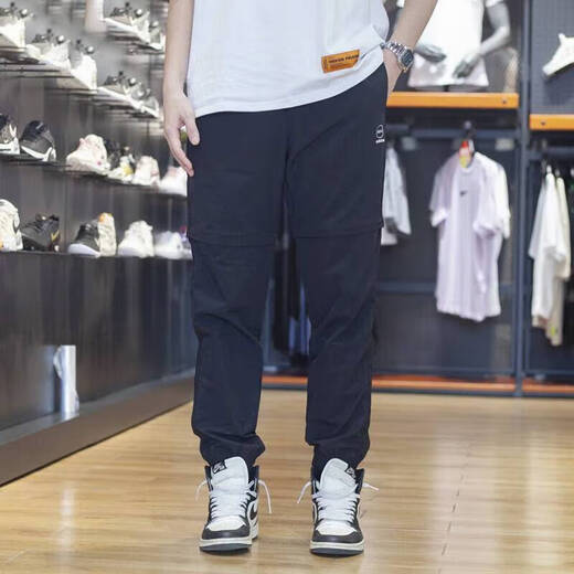 阿迪达斯（adidas）官方舰店短裤子男裤 新款健身训练运动裤休闲宽松透气跑步长裤 HC9734黑色 M