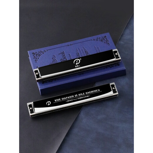 Swan (TianE) [Pick up the bargain clearance] 28-hole polyphonic harmonica adult stress professional performance level 28-hole high-end gift gifts, rich gold [Polyphonic C tune] full set of gifts