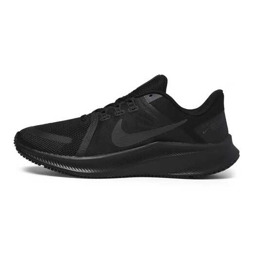 NIKE耐克男鞋QUEST 4飞线4代男子低帮轻便运动鞋透气跑步鞋DA1105-002 黑色 42.5