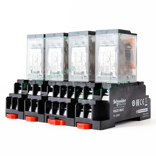 Schneider intermediate relay 24/220v AC rxm2/4lb/ab2bd/p7 small 14-pin rxze1m2c 10 sets 5A AC220V 8-pin