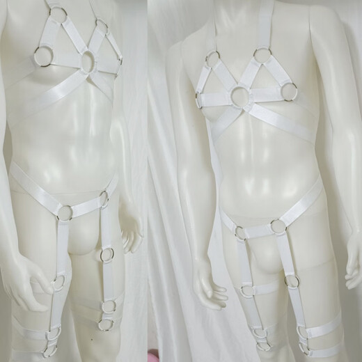 Men's performance clothing, gay men's sexy underwear, sexy underwear, thong, white, one size fits all