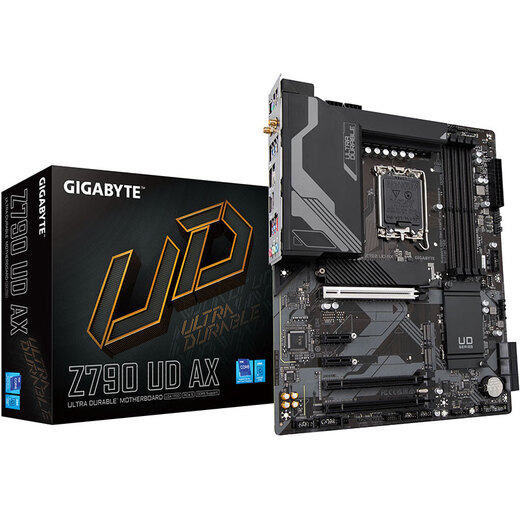 
GIGABYTE Z790 UD AX motherboard DDR5 WIFI6 supports 13th generation Core CPU 13900/13700/13600KF Intel LGA 1700