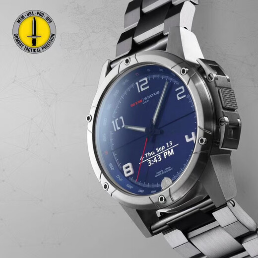 MTM SPECIAL OPS US Multifunctional Quartz Watch Multi-Dial Tactical Military Watch 100m Waterproof Bluetooth Transmission Photo Clocking Status Green Tape-Black Lumi Dial-Gray Case