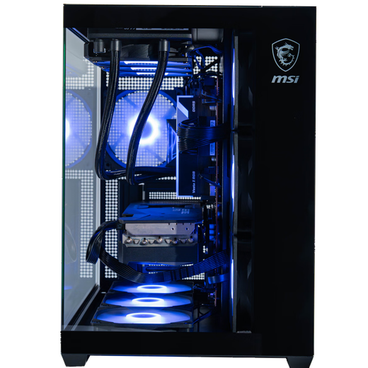 微星（MSI）碉堡PLUS机箱 支持ATX主板(360冷排位/背插主板/海景房/左右分仓/支持5090）