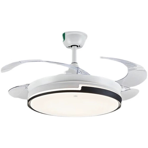 NVC Lighting Super Bright Frequency Converter LED All Copper Large Motor Fan Restaurant Invisible Ceiling Fan Lamp Living Room Bedroom Home Straight Phnom Penh 42 Inch 72W Dimming
