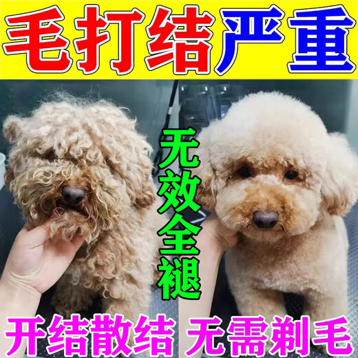 Pet House Pet Dog Hair Softener Spray Hair Smoothing Magic Spray Dog Hair Care Anti-Knotting and Opening Liquid Conditioner One bottle of trial pack