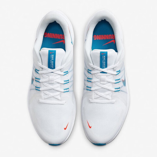 耐克（NIKE）男鞋2025新款夏季WEARALLDAY运动鞋网面透气学生休闲鞋跑步鞋 DA1105-101白色蓝红 38.5