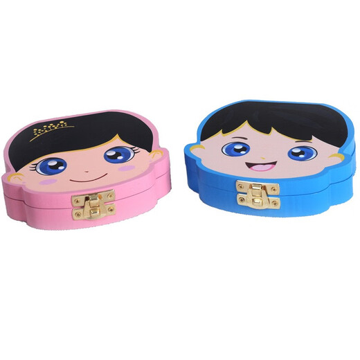 Boîte de collecte de dents de bébé à commande de jeu Boîte de souvenirs de dents Boîte de rangement de dents Boîte de rangement de dents Boîte de rangement fœtal