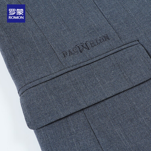 Luo Meng suit men's three-piece slim professional formal suit business groom's suit wedding dress men's suit