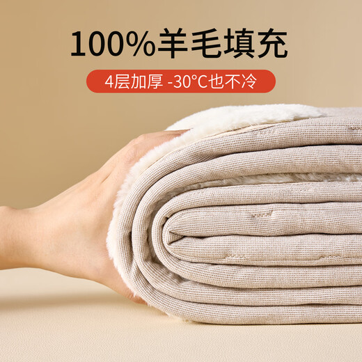 Modal men's thermal pants men's velvet thickened winter cold-proof knee pads cotton pants Northeast minus 30 degrees 100% wool pants