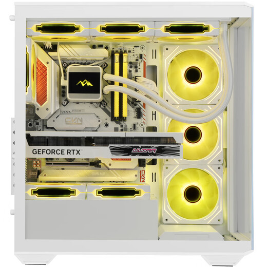 Xingu (segotep) Unbounded 1 (white) column-free sea view room chassis ATX270 wide-angle glass side see-through 360 water-cooled gaming computer main chassis supports 4090 graphics card