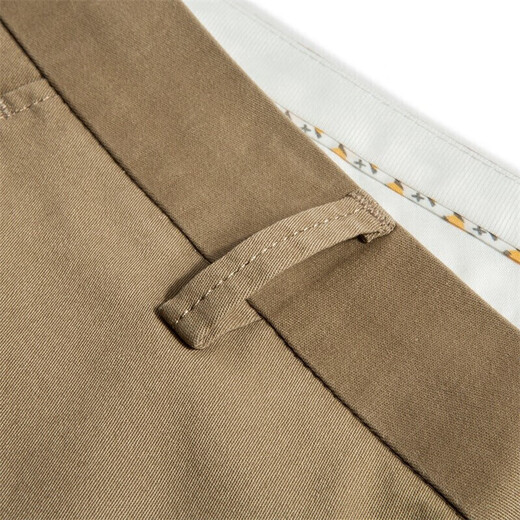 Tanzen mit Wölfen [Qualitätsbaumwolle] Business Casual Commuter Hosen Stretch Herren -Casualhose 701 Khaki 35