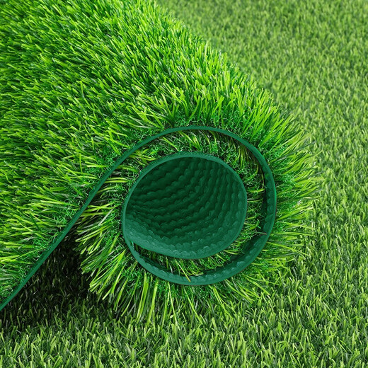 Qingya awning silencer mat silent air conditioner outdoor unit simulated lawn soundproof cotton iron awning roof balcony anti-drip sound 3cm encrypted silencer grass (3 meters wide * 1 meter long)