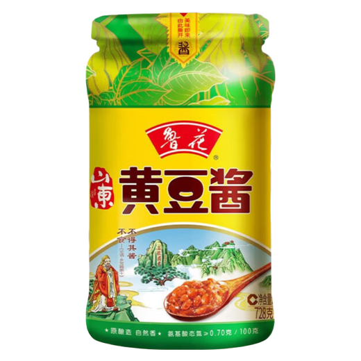 Luhua Natural Fresh Shandong Soybean Sauce Bean Sauce Noodle with Dipping Sauce Noodle with Noodle with Seasoning Sauce Luhua Shandong Soybean Sauce 728g