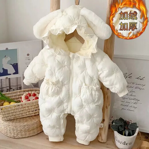 Heydidy Marke Kinderkleidung 0-1 Jahre alte 2 Winterstil 2022 Neue Winterbaby-Baumwollkleidung Onesie Winter Kleidung Baby Mädchen Winter verdickt