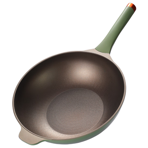 Murata Inao wok titanium pan non-stick wok wok pan frying pan dual-purpose titanium pan titanium alloy steak pan Morand 32-titanium pan-frying pan