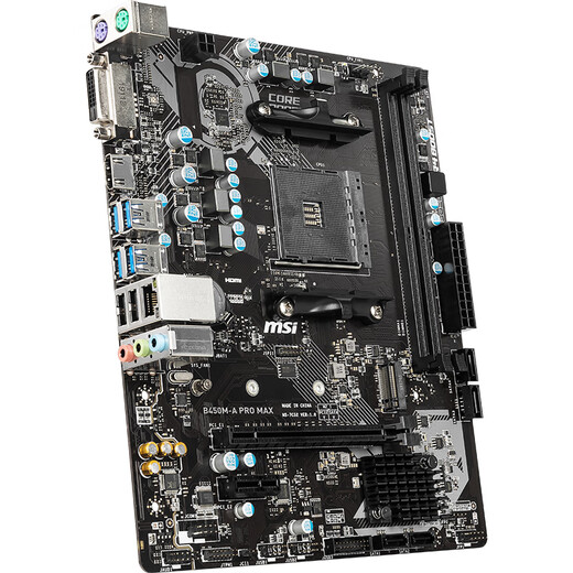AMD 锐龙R5 4600G核显 搭微星MSI B450M-A PRO MAX 板U套装 CPU主板套装