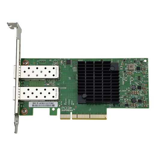 迈勋 Mellanox ConnectX4迈络思芯片25G网卡MCX4121A-ACAT双光口SFP28端口PCIE-X8适配服务器支持RDMA  MCX4121A卡（含2个25G多模模块）