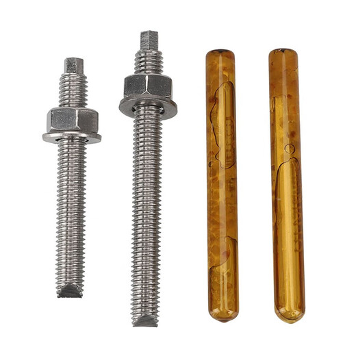 Bingneng 201/316/304 stainless steel chemical anchor chemical expansion bolt construction inverted cone expansion screw screw M14*220 1 set 304