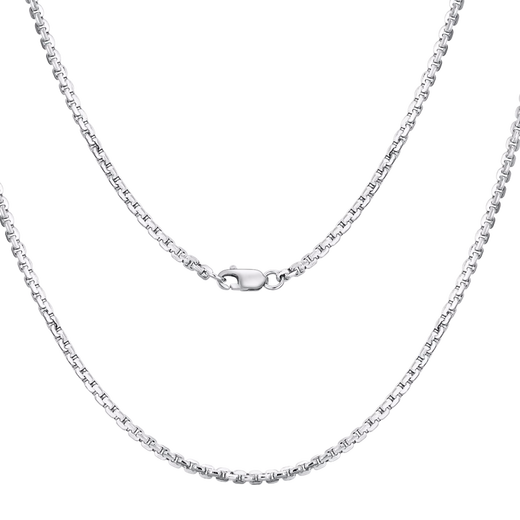 Shengshi Qiyuan Platinum Necklace Men's pt950 Platinum Necklace Men's Pure Platinum Solid Thick Chain Plain Chain Versatile Pendant Clavicle Chain Length 70cm Weight 26.51g Thick About 2.2mm