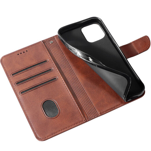 Hongweike es adecuado para OppOA53 Case de teléfonos móviles Flip Flip Cuero Case 5G Versión PECM30 Case de tarjeta de billetera Full Inclusive Full-Fall Soft Shell Inner Hebilla Magnética Portada protectora Men y Women Case de cuero Hebilla Estuche de cuero-Black Oppoa53 (5G)