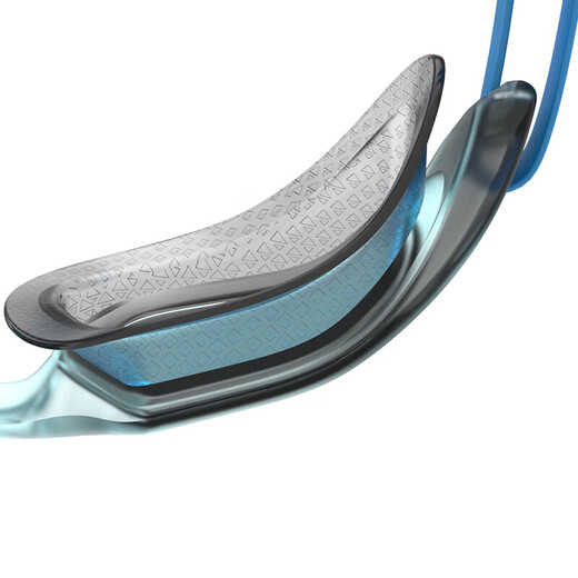 Speedo children's swimming goggles, youth wide-vision coated swimming goggles for boys and girls, high-definition anti-fog, blue/smoke (non-coated)