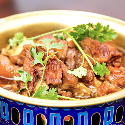 Dong Lai Shun Jin Tou Ba Nao 500g halal cooked food Chinese time-honored pre-made dishes heated ready-to-eat convenience dishes