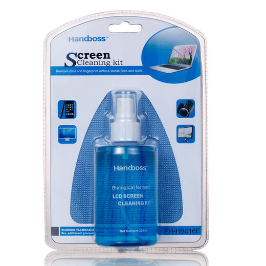 LCD screen TV cleaner laptop computer monitor mobile phone keyboard care lotion set tool three-piece set