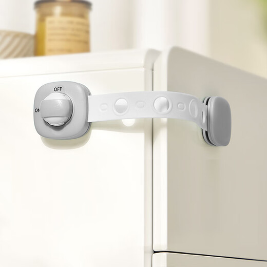 Kosdeni drawer lock child safety lock cabinet door drawer anti-opening anti-pinching baby sliding door refrigerator lock 6-pack