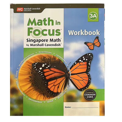 正版  美国小学数学教材和练习册 Math in Focus 系列 加州教材 英文原版数学美国课本 非新加坡课本 非新加坡教材 非新加坡教辅 2B教材正版精装一本