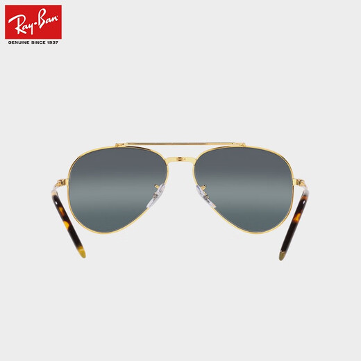 Lunettes de soleil Rayban Lunettes de soleil pilotes classiques pour hommes et femmes Lunes conduisant le conducteur Miroir 0RB3625 Gift 9196G6 Retro Gold Frame Taille 62