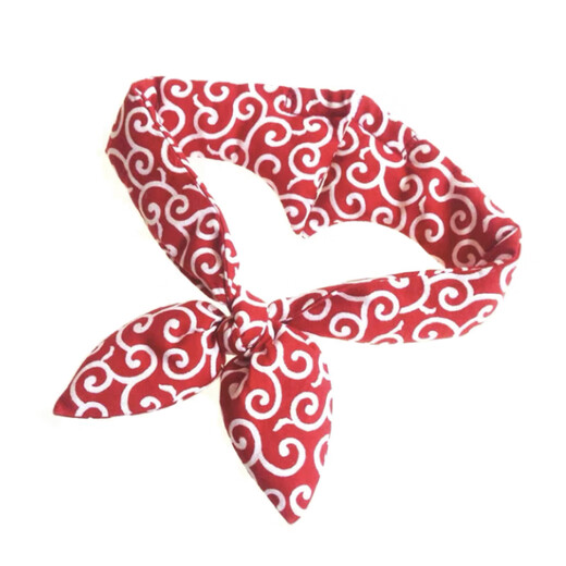 Pet scarf, dog mouth towel, Shiba Inu, Corgi, triangle scarf, scarf, decorative supplies, neck bib, lemon scarf, customized joint model, red Tang grass, 7-12kg dog, M-medium size