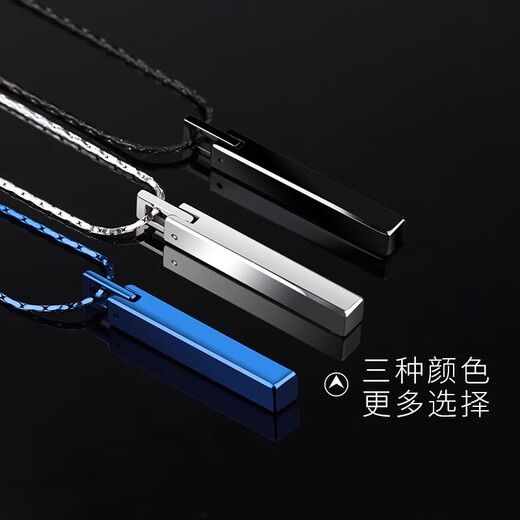 MZMZ platinum necklace men's pt950 platinum fashion decoration trendy temperament pendant double 12th birthday gift for girlfriend light luxury model-Hammer of Cupid Necklace (Platinum)