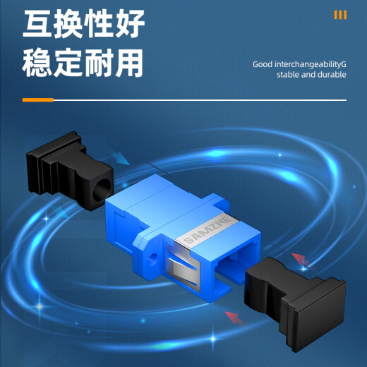 SAMZHE fiber optic adapter carrier-grade SC-SC simplex coupler SC interface flange fiber optic adapter extended butt joint adapter GSS-11