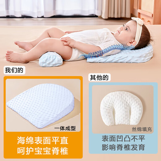 Leyunbao crib mid-bed newborn baby bionic bed slope pillow sleeping removable portable anti-pressure and anti-shock artifact
