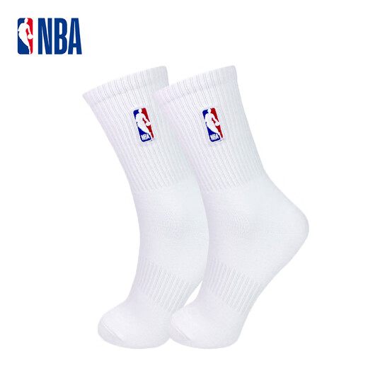 NBA -Socken Herrener Casual Sports Socken Langer Röhrchen rein weiß gekämmte Baumwollsocken High Tube Sticked Basketball Running Socken 3 Paare