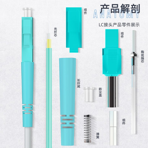 山泽（SAMZHE） 光纤跳线  OM3万兆多模 40G光模块集束光纤线 MPO分支光纤线 OM3【8芯】MPO-MPO 15米