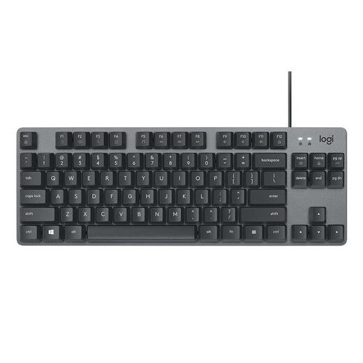Logitech K835 Clavier mécanique E-sports Gamis Office Office Wired Compact 84 Clavier portable K835 Arbre bleu noir
