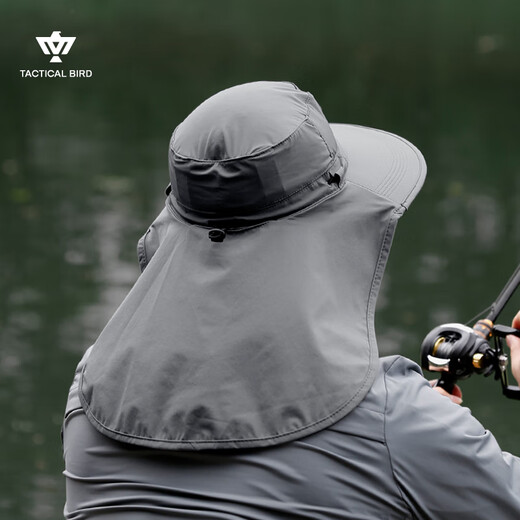 Tactical Bird Fishing Guard丨Professional fishing sun protection hat men's summer Luya fishing sunshade fisherman hat large brim full face mask