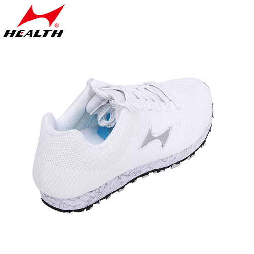Haiers high school entrance examination sports shoes for students, men and women, 1000 meters standing long jump shoes, sports training jump rope running shoes 868 white [standard size] 37
