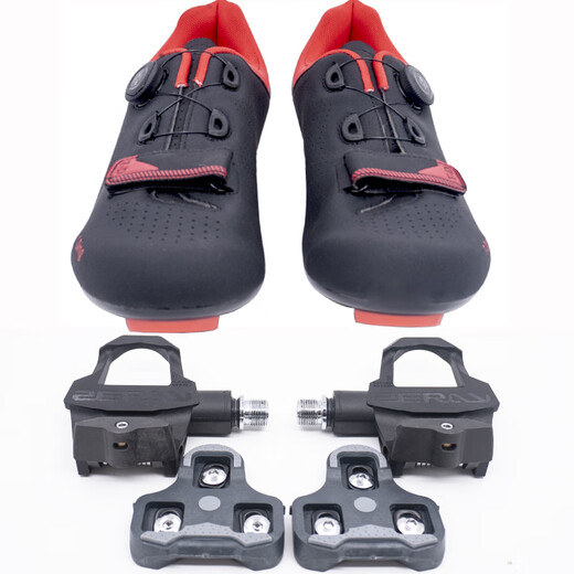 Kesenbao's new summer lock shoes HuB and ZERAY road cycling shoes and pedal combination black ER11301 +ZP-112 road cycling 40